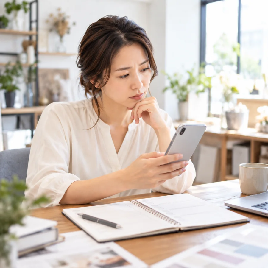 スマートフォンでの情報発信に悩む事業者